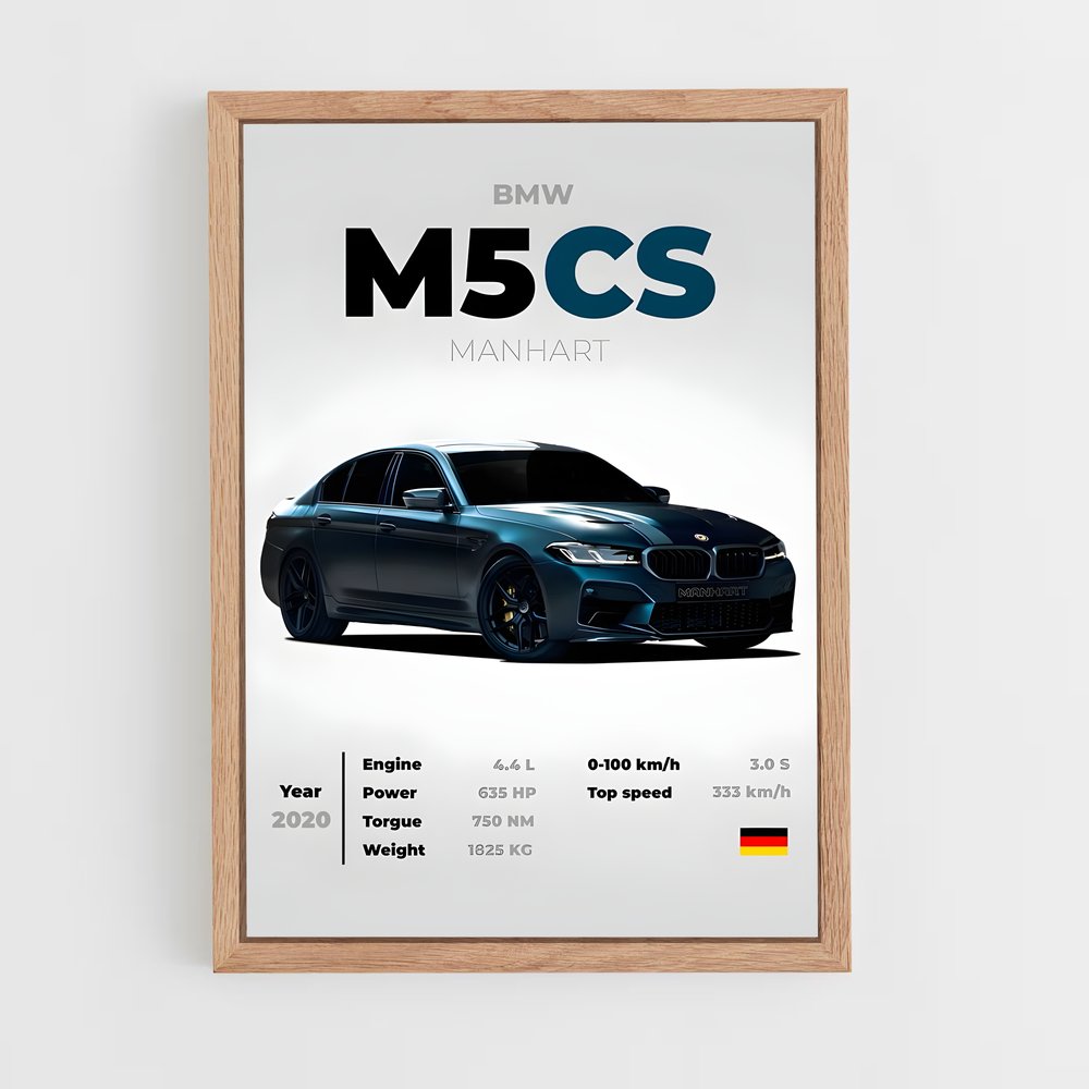 Poster M5 Evolution – affiche BMW (vue 4)
